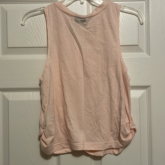 Pink adidas slightly cropped athletic tank top - Picture 2 of 4